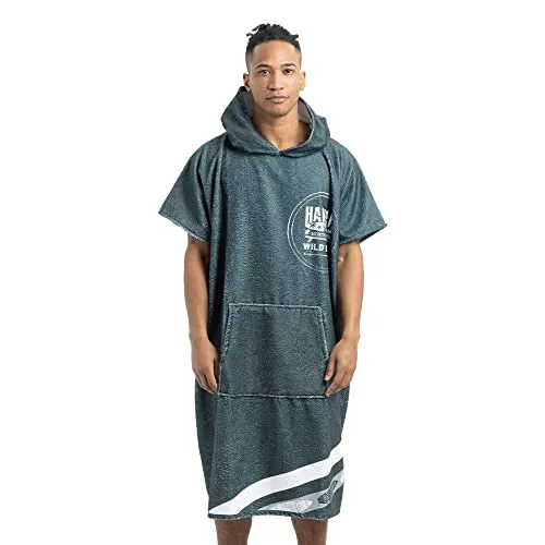 Surf & Badeponcho Unisex - Handtuch Poncho für Erwachsene - Jacken, Mäntel & Westen - aus hochwertiger Baumwolle, perfekt für Strand und Schwimmbad, bietet schnellen Trocknungseffekt und gemütlichen Schutz.