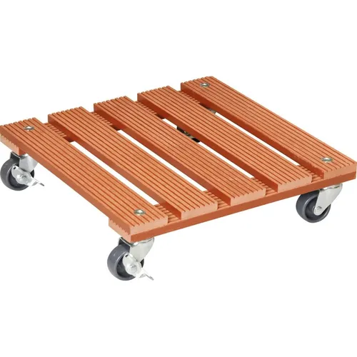 Wagner Pflanzenroller WPC – 29 x 29 cm für Indoor & Outdoor von Wagner-System