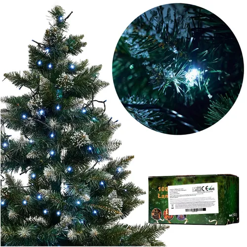 Aga LED-Lichterkette 10 m 100 LED Kaltweiß