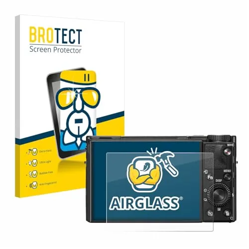 BROTECT Schutzglas für Sony Cyber-Shot DSC-RX100 VII/VIIA Schutzfolie Panzer Folie Glas[Extrem Kratzfest 9H, Anti-Fingerprint, Ultra-Transparent]