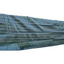 Zaunblende dunkelgrün 1,5x5 m, 90% blickdicht, 150g pro m2