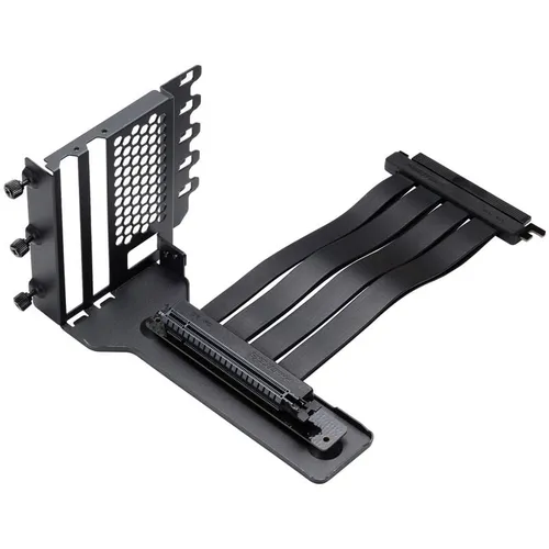PHANTEKS Vertikales GPU-Bracket II mit PCI-E 4.0 Riser-Kabel - Grafikkarten-Montage-Bracket mit 22 cm PCIe 4.0 Flachband-Kabel für optimale Performance, ideal für beeindruckende Gaming-Setups.