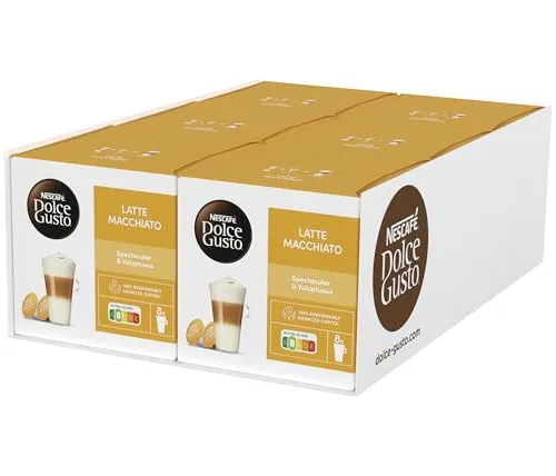 NESCAFÉ DOLCE GUSTO Latte Macchiato Kaffeekapseln 6er Pack (6 x 16 Kapseln)
