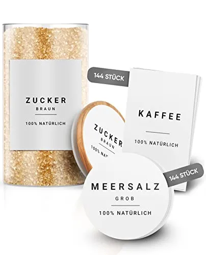 Etiketten für Lebensmittel und Getränke von Homety