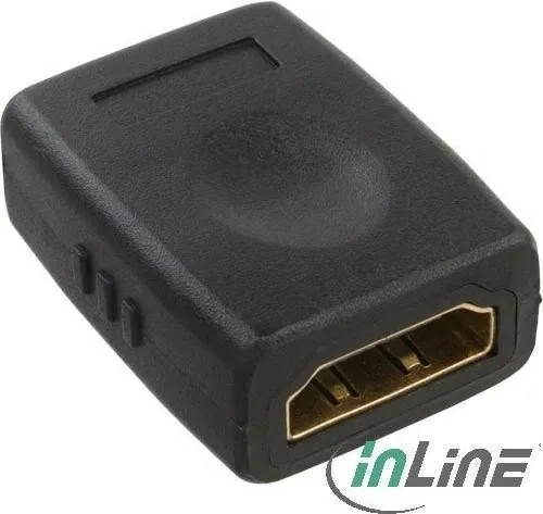 InLine HDMI Adapter, HDMI Gender Changer, vergoldete