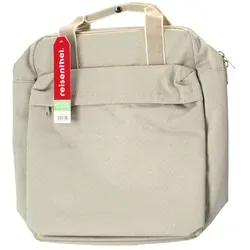 reisenthel Rucksack allday backpack M herringbone sand - stilvoller 2-in-1 Rucksack und Tragetasche, ideal für Reisen und Büro mit gepolstertem Laptopfach