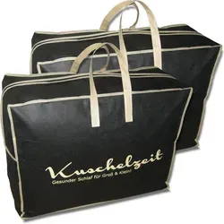 2x große atmungsaktive Aufbewahrungstasche für Bettdecken, Kissen oder Kleidung