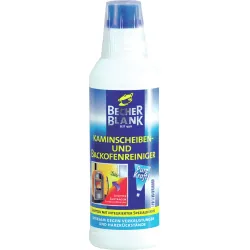 Dr. Becher GmbH BecherBlank Kaminscheiben- und Backofenreiniger, Kraftgel, Spezialreiniger mit integrierter Spezialbürste, 0,5 Liter - Flasche 1929000
