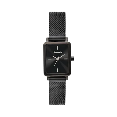 Tamaris Damen Analog Quarz Uhr TT-0203-MQ - Elegante Armbanduhr für Damen mit hochwertigem Edelstahl-Meshband, kratzunempfindlichem Mineralglas und modernem Design, ideal für jeden Anlass.