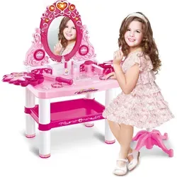 Beauty Kinder Schminktisch mit Hocker