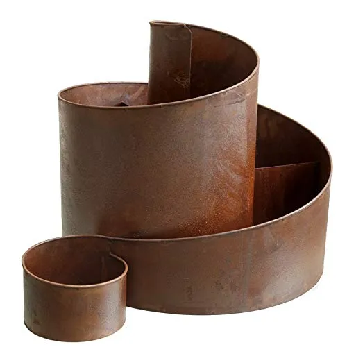 Kräuterspirale Kräuterschnecke groß - Übertöpfe mit dekorativer Kräuterschnecke, ideal für verschiedene Pflanzen und Kräuter. Integrierte Löcher verhindern Staunässe und bieten 5 Kammern für individuelle Gestaltung.