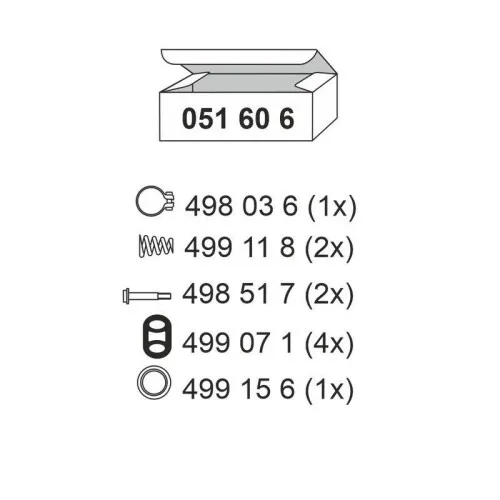 Ernst Montagesatz, Schalldämpfer 051606