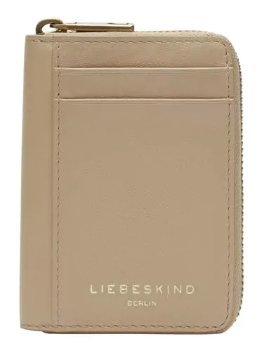 LIEBESKIND BERLIN Eliza Wallet S - Elegante Geldbörse in Beige - Geldbörsen & Etuis, Damen Geldbörse aus 100% Schafsleder mit RFID-Blockierung für sicheren Karten-Schutz und stilvollem Design.
