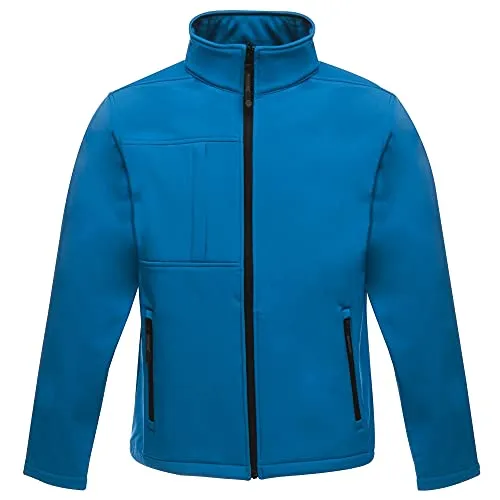 Regatta Herren Octagon II Softshell Jacke 4XL - Funktionsjacke mit 3-Lagen-Membran, verstellbarem Kordel-Saum und mehreren Taschen für optimalen Schutz und Stauraum, ideal für Outdoor-Aktivitäten.