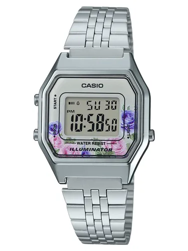Casio D204 Damenuhr (Ø 28 mm) in silber von CASIO