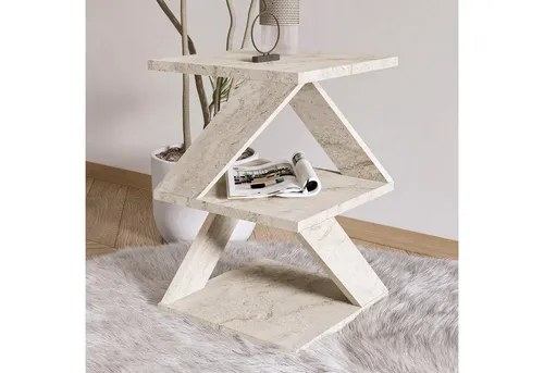 moebel17 Beistelltisch Beistelltisch Tulpe Granitoptik