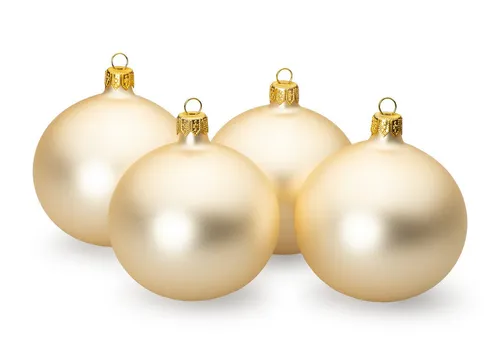 SIKORA Weihnachtsbaumkugel Premium Kugeln aus Glas Matt - Traditionelle 10 cm Weihnachtskugeln aus hochwertigem Glas für eine stilvolle Weihnachtsdekoration. Ideal für ein festliches Ambiente.