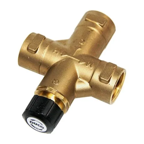 Thermostatisches Mischventil 3/4 IG 30–70° Brauchwasser Verbrühschutz Warmwasser