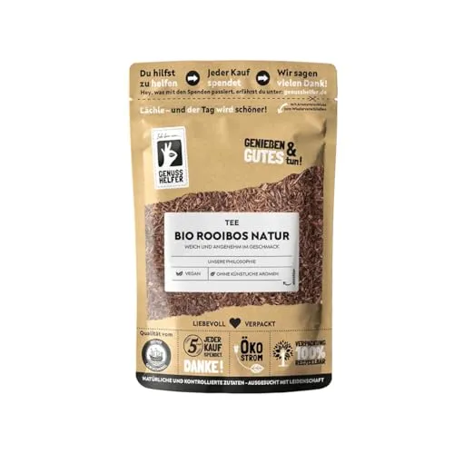 Bremer Gewürzhandel Rooibos Natur BIO, lose, originaler Rooibos-Geschmack unverfälscht, Tee ohne Koffein, für gemütliche Momente, 3 x 100g