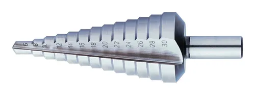 Forum Universal-Stufenbohrer HSS 9-36 mm - Metallbohrer für präzise Bohrungen, vielseitig einsetzbar mit einem Durchmesser von 9-36 mm, ideal für Holz und Metall.