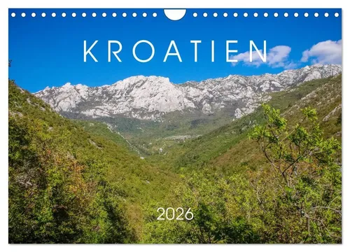CALVENDO Wandkalender Kroatien 2026 - Wandkalender mit 12 beeindruckenden Bildern der Insel Pag und Zadar. FSC-zertifiziertes Papier, klimabewusste Produktion in Deutschland – für eine schöne Umwelt!