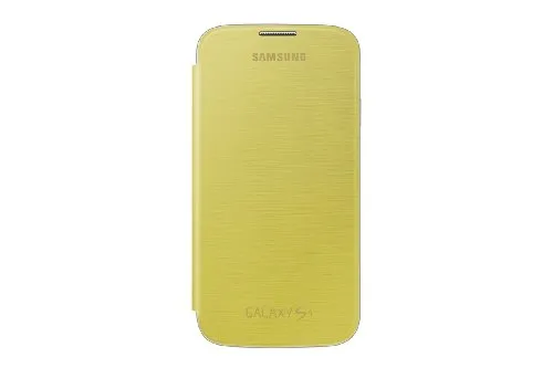 Samsung EF-FI950BYEGWW Flip Cover für Galaxy S4 - Gelb - Klapphüllen für Galaxy S4, stylisches Design in Gelb und optimaler Schutz vor Kratzern und Stößen.