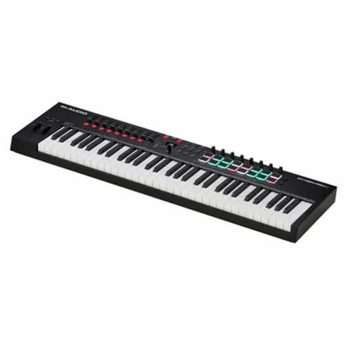 M-Audio Oxygen Pro 61 – Professionelles 61-Tasten MIDI Keyboard mit Beat Pads