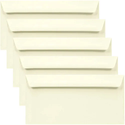 DL NK Lessebo Elfenbein ecru 100g Briefumschläge Umschlag Briefumschlag 25Stücke