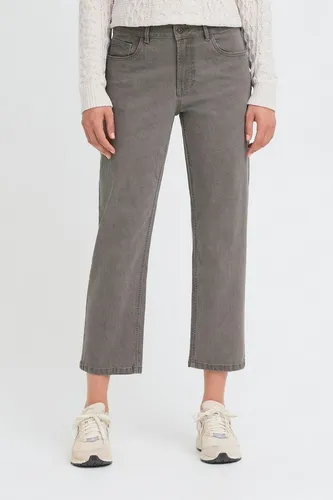 OXMO Mom-Jeans OXHelle grau 29 – Bequeme Alltagsjeans - Die OXMO Mom-Jeans in Mid Grey Denim bietet hohen Tragekomfort und eine lässige Passform. Ideal für entspannte Looks, gefertigt aus hochwertigem Material für langanhaltenden Gebrauch.