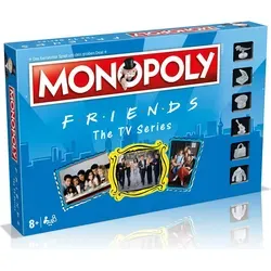 Monopoly Friends deutsch - Gesellschaftsspiel für Fans der Serie „Friends“, erlebe spannende Momente mit den ikonischen Charakteren und ihren Geschichten.