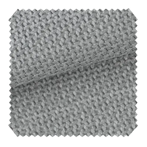 novely® OTTO - Grob Gewebter Polsterstoff - UV-Beständiger Möbelstoff - Melierter Struktur-Stoff - Pflegeleichte Meterware 1 lfm | Farbe: 09 Hellgrau