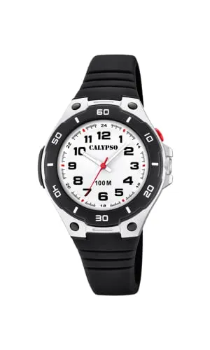 Calypso Unisex Kinder Analog Quarz Uhr K5758/6 - Armbanduhren für Jungen: Robuste und stylische Uhr mit 10 bar Wasserdichtigkeit, ideal für aktive Kinder.