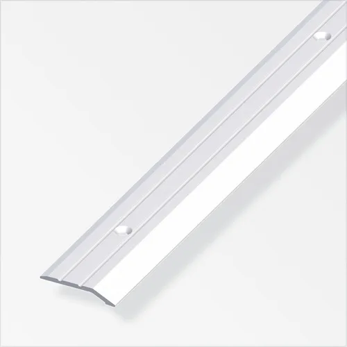 alfer Abschlussprofil 1 m, 30 x 5 mm Aluminium eloxiert silber