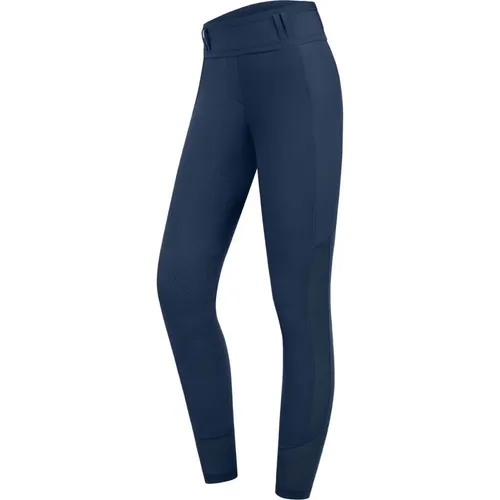 ELT Reittreggings Nina, denimblau, Gr. 38 - Reitsport-Hosen für Damen mit Silikon-Vollbesatz und atmungsaktivem Funktionsmaterial für optimalen Komfort und Wasserabweisung.