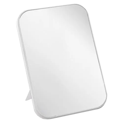 orion group Spiegel Standspiegel Kosmetikspiegel Schminkspiegel weiß 14,5x21,5 cm