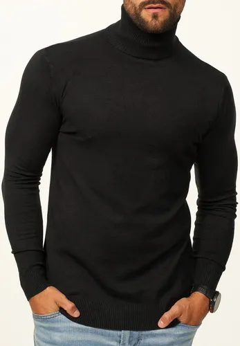 DAILY COTTON Rollkragenpullover als Feinstrick Pulli in Slim Fit für Herren Männer Winterpullover - Casual & Business Look Rolli