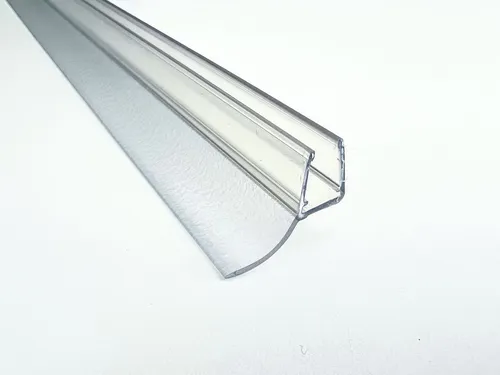 Kristhal Dusch- & Baddesign Duschdichtung Streifdichtung mit langer schräger Dichtfahne, L: 100 cm