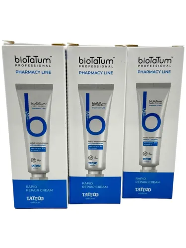  bioTaTUM RAPID REPAIR Pflegecreme -3x 20ml - Studio-Creme -TATTOO  1.148,50€/L