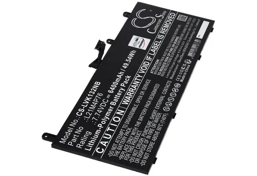 Powery Akku für Lenovo ThinkPad X13S GEN 1-21BY0013GR – 6400 mAh - Hochwertiger Laptop-Akku mit 6400 mAh und 7.74 V für zuverlässige Energieversorgung. Ideal für längere Nutzung und schnelle Ladezeiten.