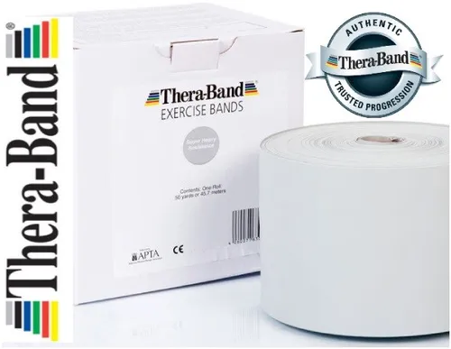Grundpreis 7,87 €/m, THERABAND, 1,5m, silber, Fitness, Reha, Physio