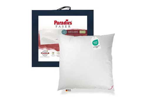 Produktbild Paradies Kopfkissen Softy Bio fest 80x80 cm – Hohe Stützkraft für erholsamen Schlaf