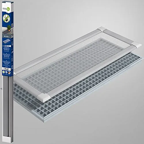 Profi Insektenschutz Lichtschacht Lichtschachtabdeckung 60 x 115 cm transparent - natur