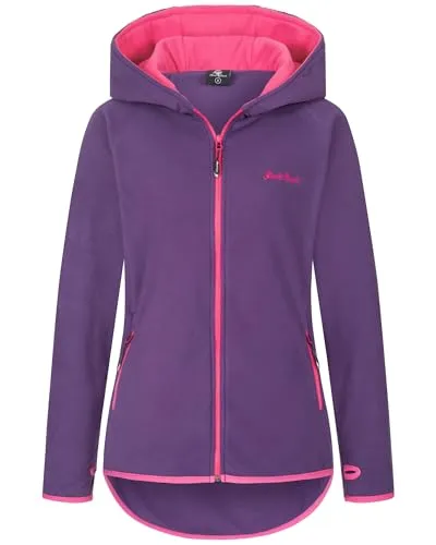 Rock Creek Fleecejacke Damen D-502 im Vokuhila-Style - Übergangsjacke mit modernem Vokuhila-Style und praktischen Daumenschlaufen für zusätzlichen Komfort. Ideal für kühle Tage, stilvoll und funktional zugleich.
