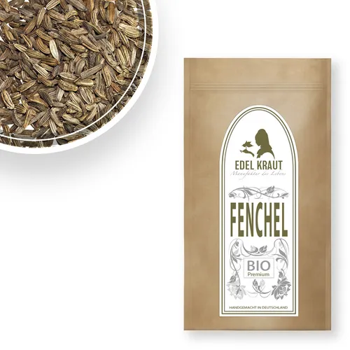 100g BIO Fenchel ganz EDEL KRAUT Fencheltee organic fennel bitter