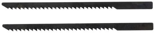 Proxxon Micromot 28 054 Stichsägeblätter für Holz und Kunststoffe - Hochwertige Sägeblätter aus Spezialstahl für präzise Schnitte in Holz, Glasfaserplatten und weichen Kunststoffen. Lieferumfang: 2 Stück.