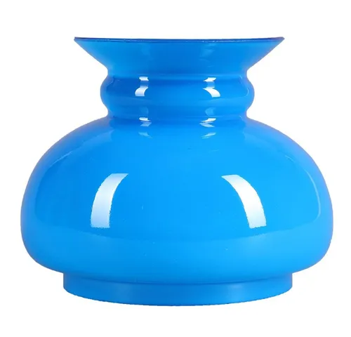 Home4Living Lampenschirm Petroleumglas Ø 100mm in blau von Home4Living