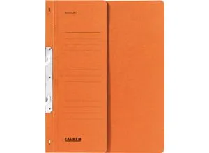 FALKEN Einhakhefter, DIN A4, halber Deckel, 1 Stück, orange