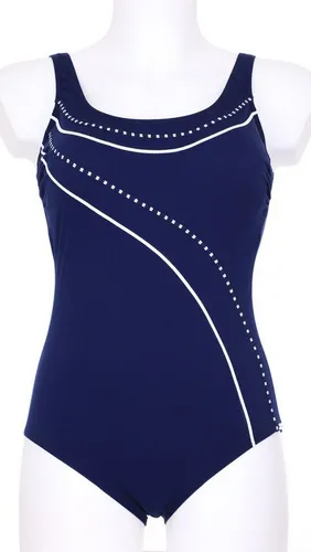 SUNMARIN Damen Badeanzug mit Softschalen - Badeanzug für Damen mit chlorresistentem Obermaterial und tiefem Rückenausschnitt - ideal für Sport und Freizeit im Wasser.