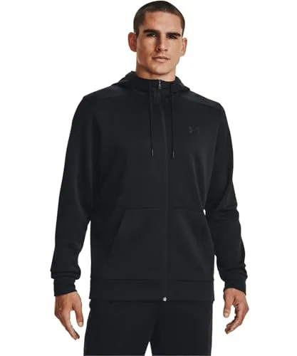 Under Armour Men's Armour Fleece® Full-Zip Hoodie - Hoodie aus weichem Fleece, speichert Wärme und bietet hohen Tragekomfort. Ideal für Sport und Freizeit, mit verstellbarer Kapuze und praktischen Seitentaschen.