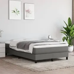 Bettgestell Dunkelgrau 120x200 cm von vidaXL